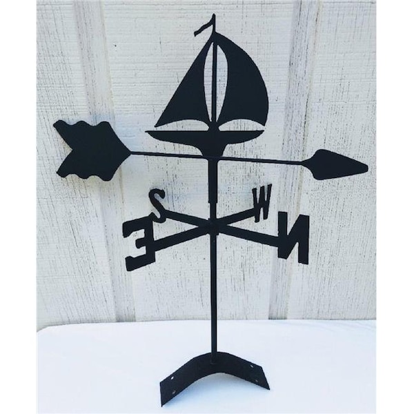 The Lazy Scroll The Lazy Scroll sailroof Sailboat Roof Mount Weathervane sailroof - main